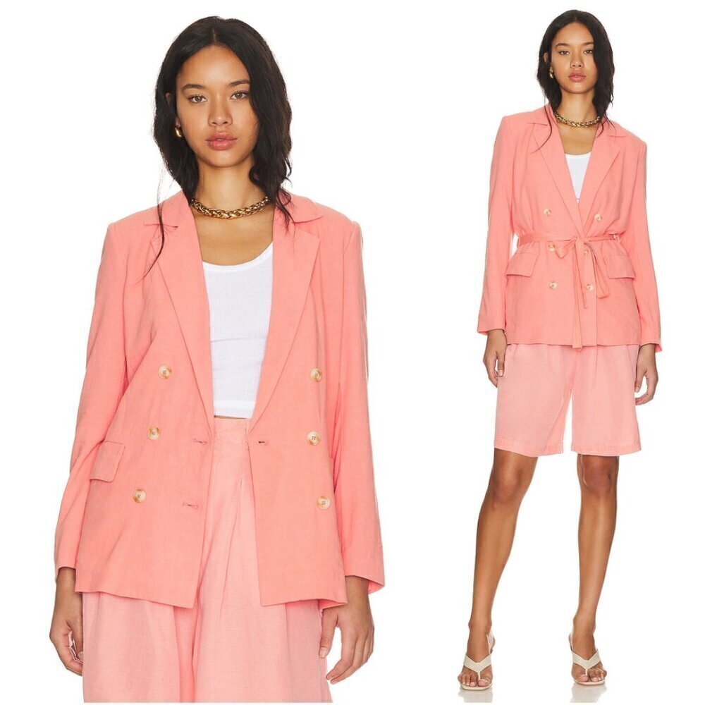 FREE PEOPLE Olivia Blazer in Strawberry Colada Size Medium